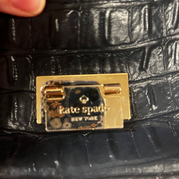 KATE SPADE #42317 Black Leather Small Crossbody Bag - Picture 2 of 9